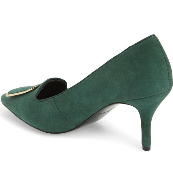 Hunter Green Suede