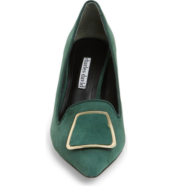 Hunter Green Suede