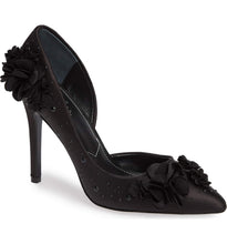 POLOMA BLACK SATIN CHIFFON