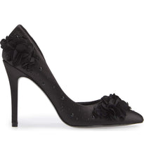 POLOMA BLACK SATIN CHIFFON