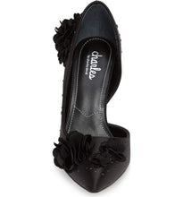 POLOMA BLACK SATIN CHIFFON
