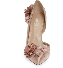 POLOMA TAUPE SATIN CHIFFON
