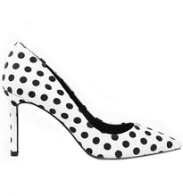 VICKY WHITE BLACK POLKADOT