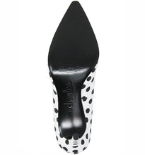 VICKY WHITE BLACK POLKADOT