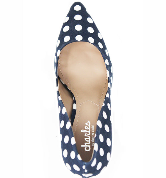 VICKY NAVY WHITE POLKADOT